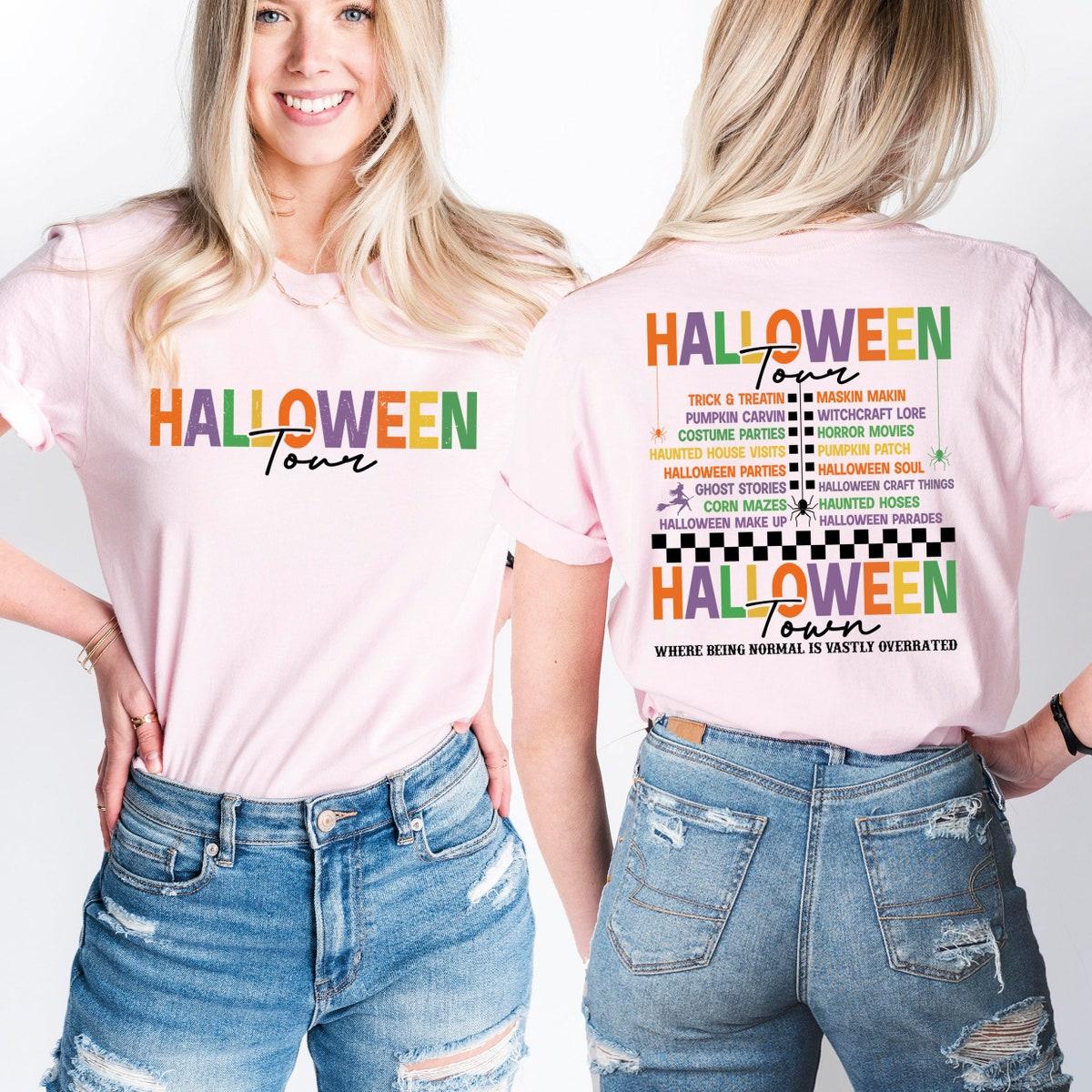 Halloween Tour Where Being Normal Is Vastly Overrated Shirt 3