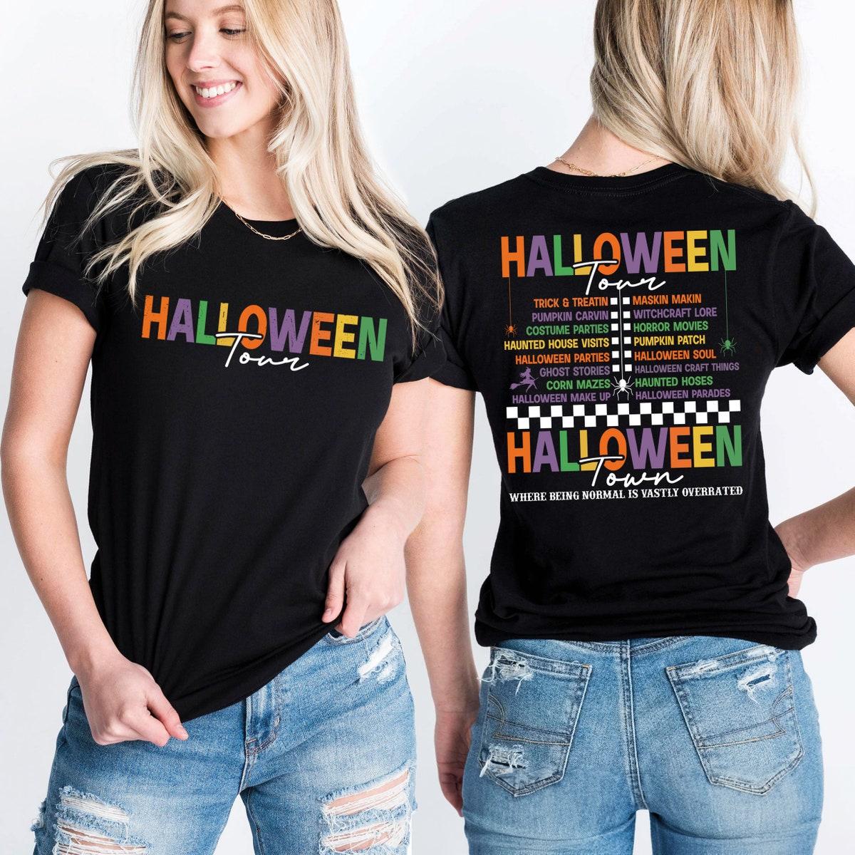 Halloween Tour Where Being Normal Is Vastly Overrated Shirt 6