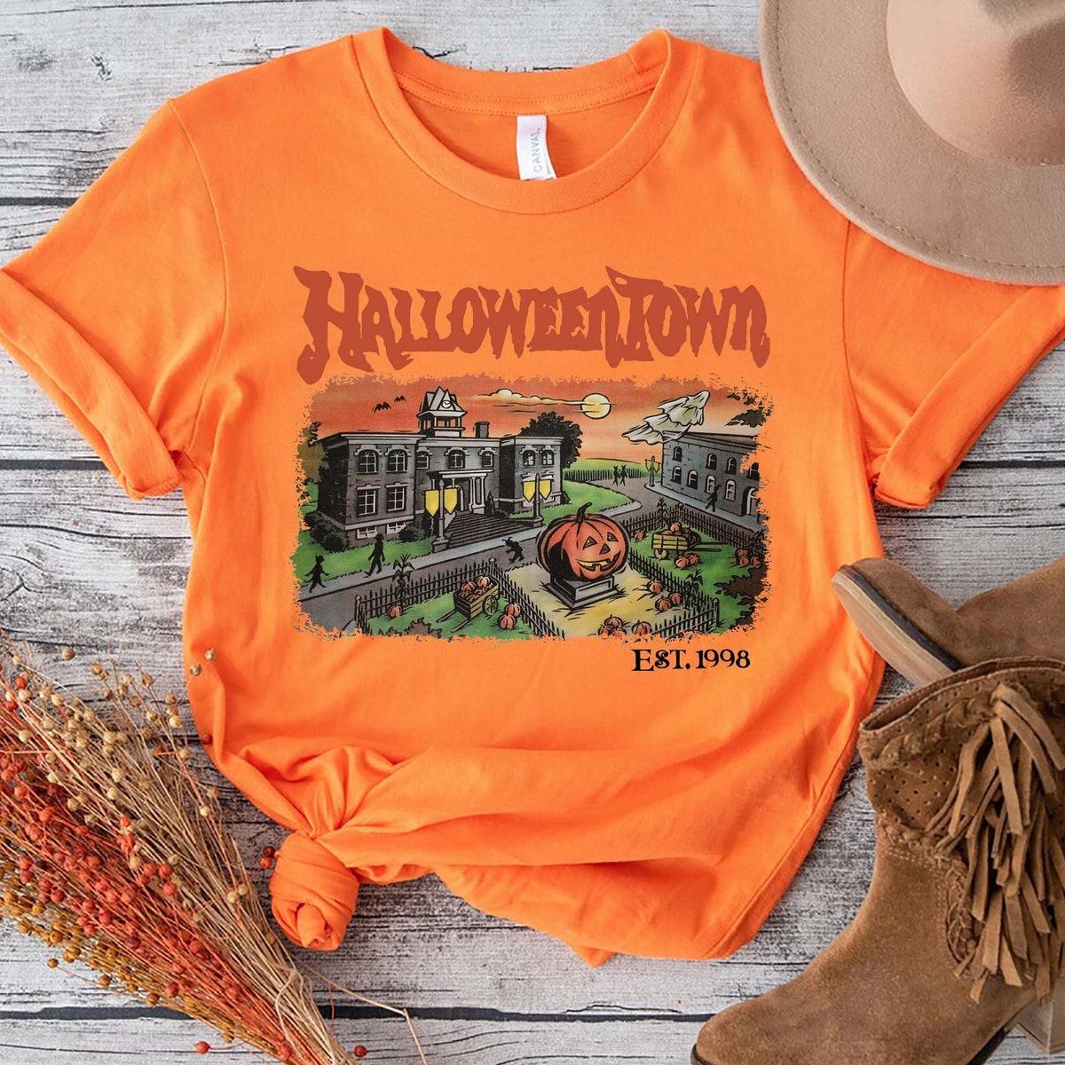 Halloween Town Est 1998 Halloween Vibe Ghosts Pumpkin Shirt 5