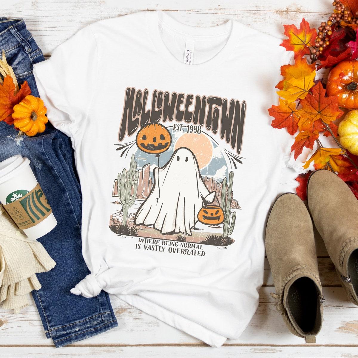 Halloween Town Where Being Normal Is Vastly Overrated Shirt 5