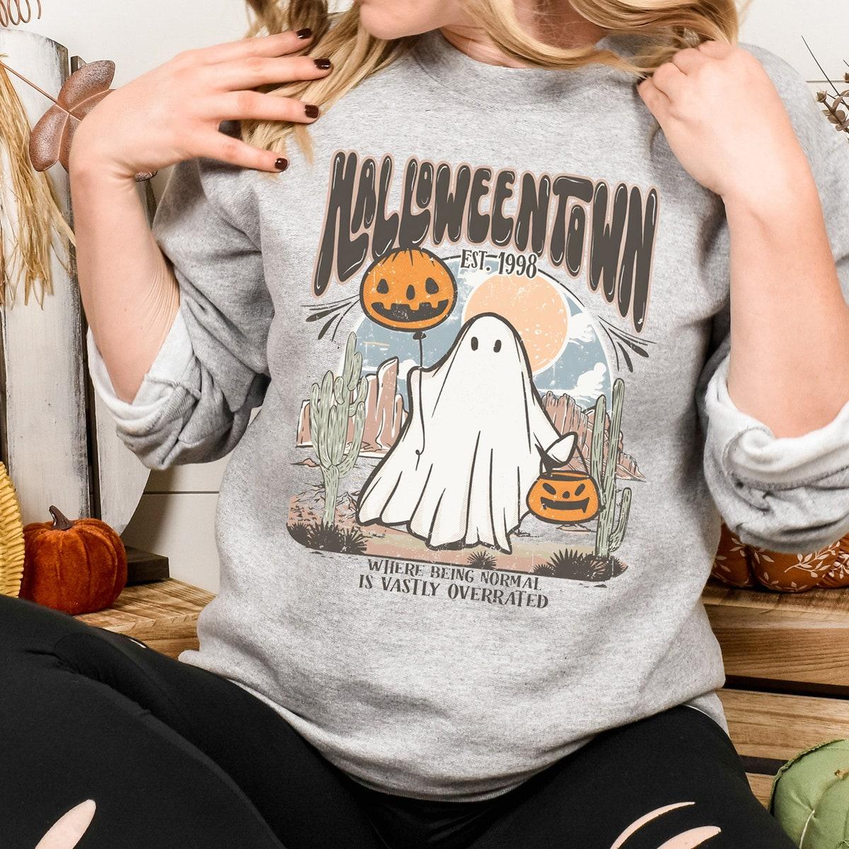 Halloween Town Where Being Normal Is Vastly Overrated Shirt 6