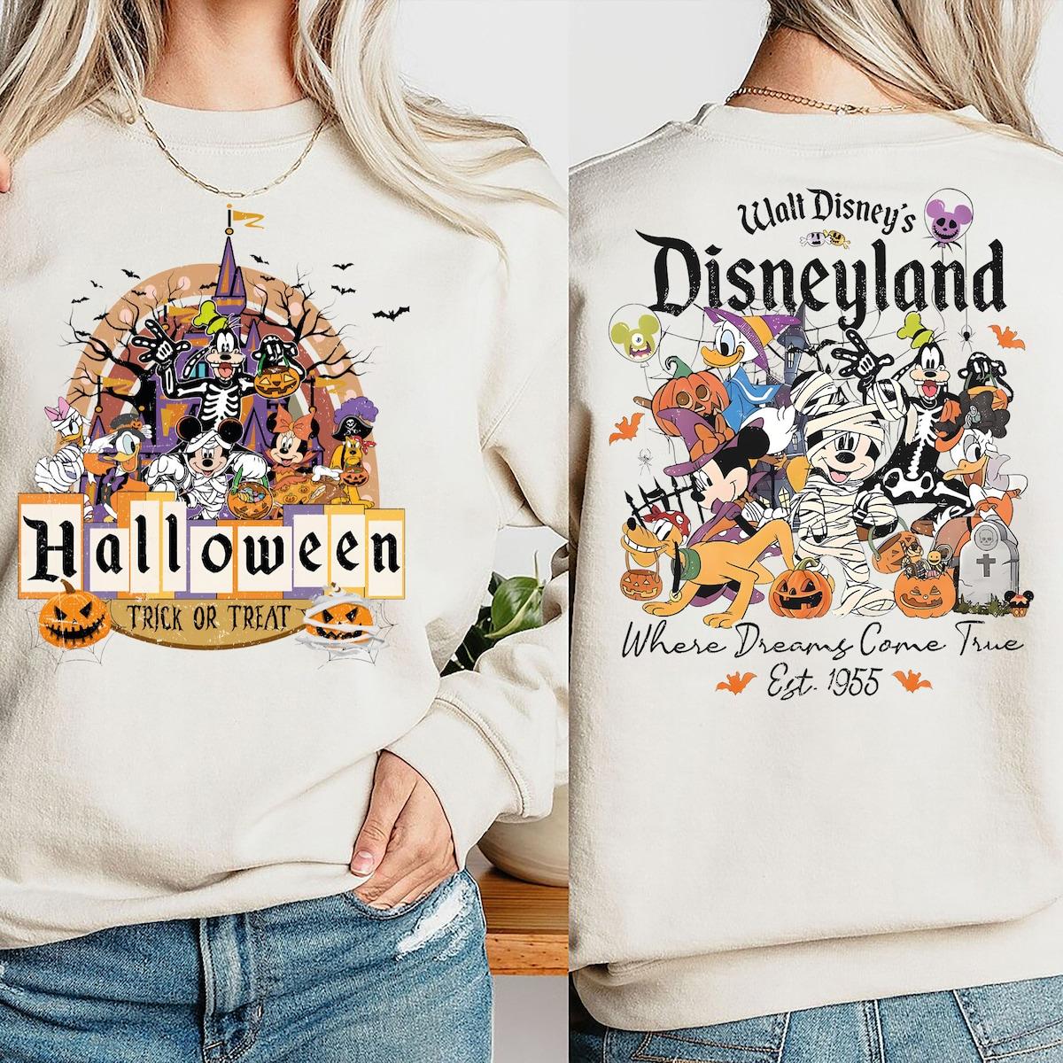 Halloween Trick Or Treat Walt Disney's Shirt 2