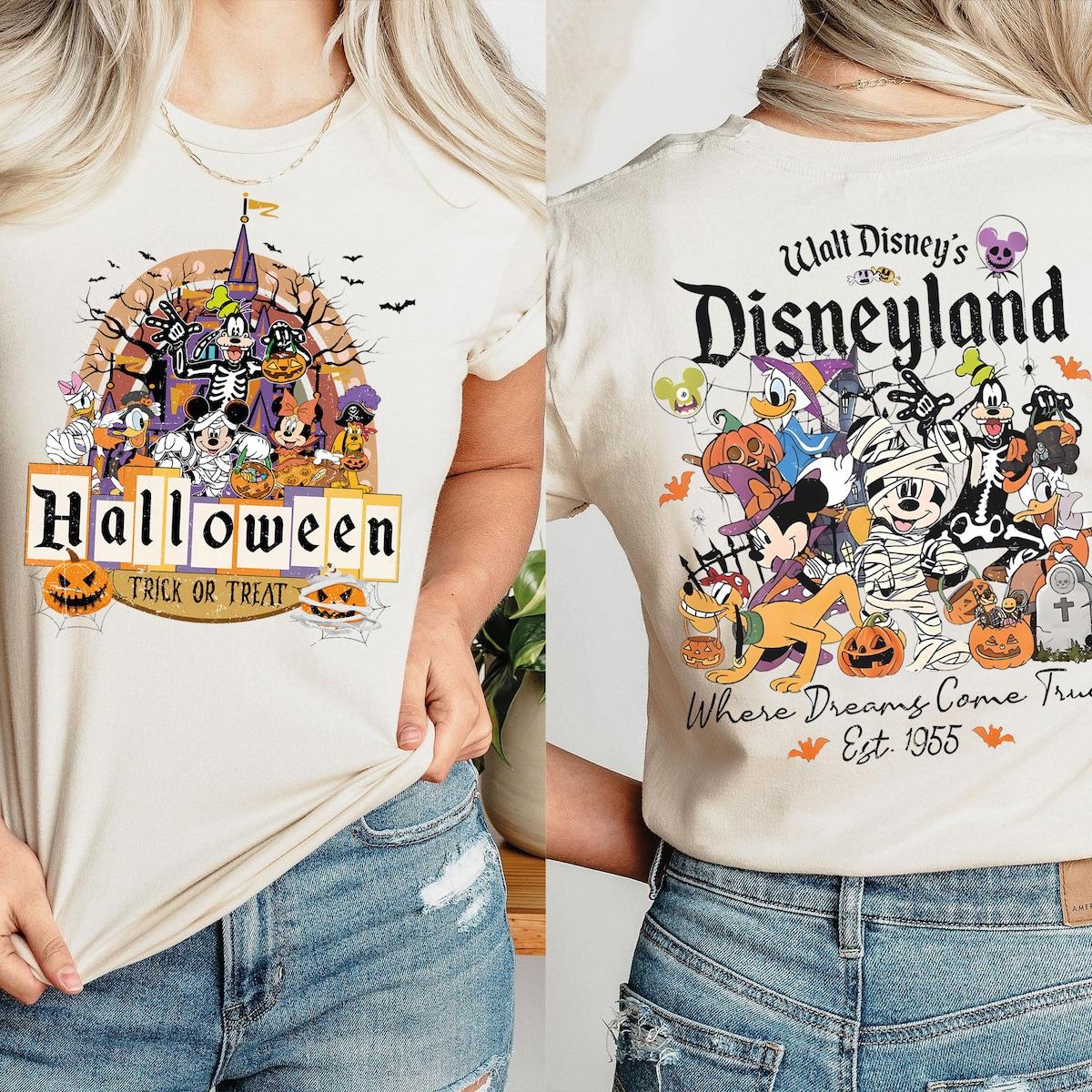 Halloween Trick Or Treat Walt Disney's Shirt 3