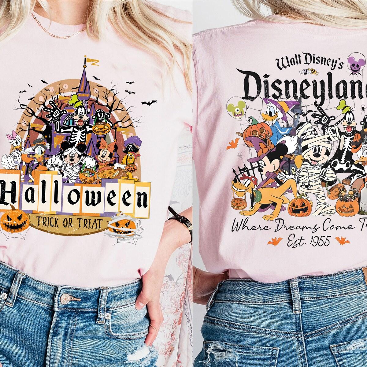 Halloween Trick Or Treat Walt Disney's Shirt 4