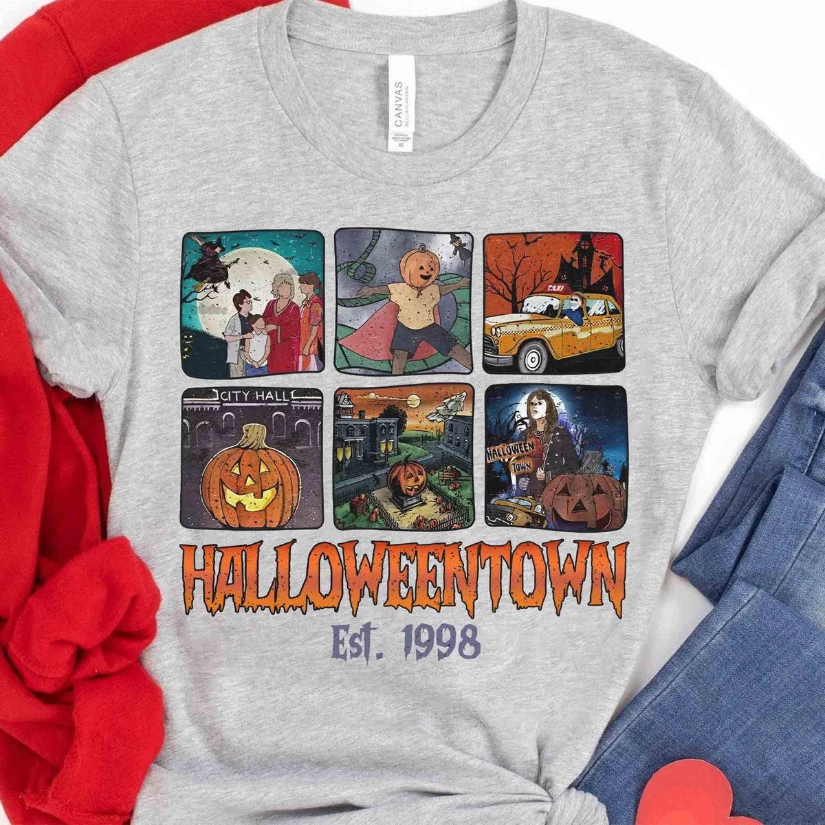 Halloweentown Scary Movie 1998 Group Shirt 3