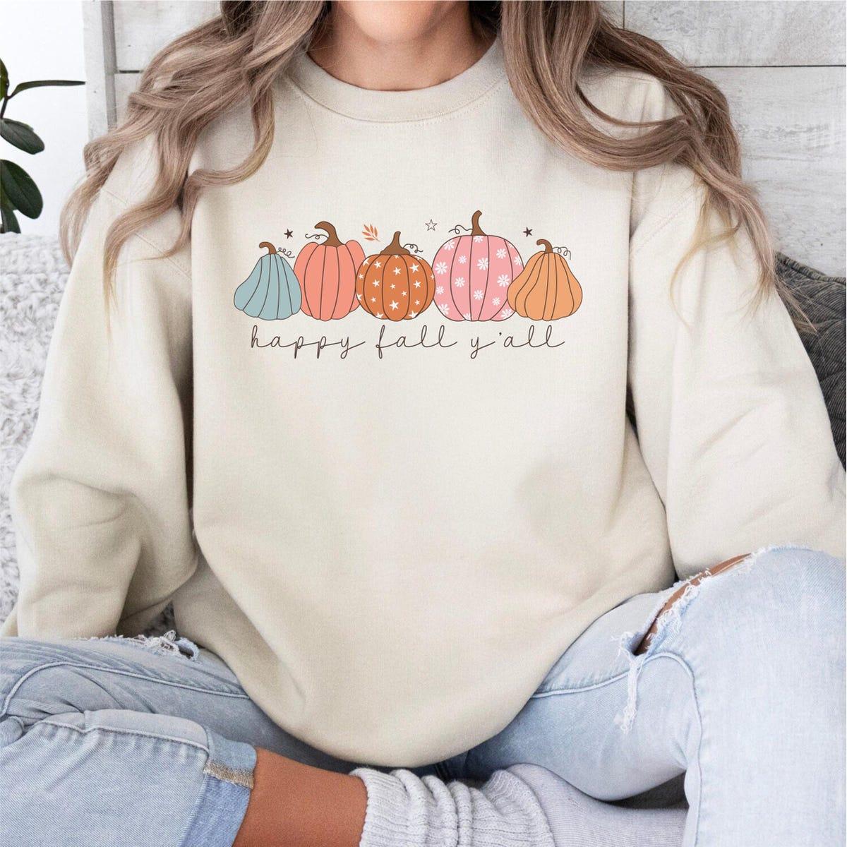 Happy Fall Y'all Magic Pumpkins Halloween Shirt 1