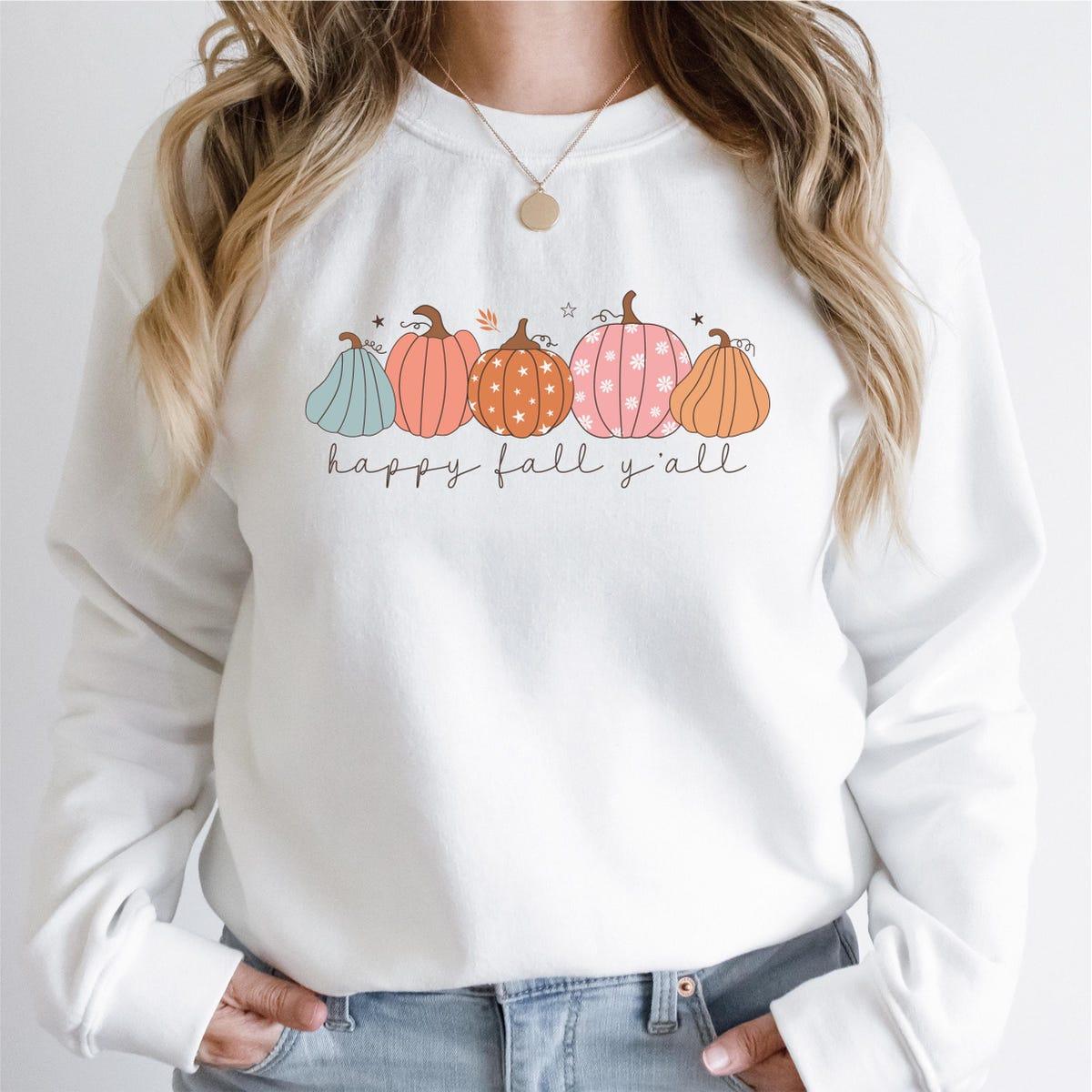 Happy Fall Y'all Magic Pumpkins Halloween Shirt 3