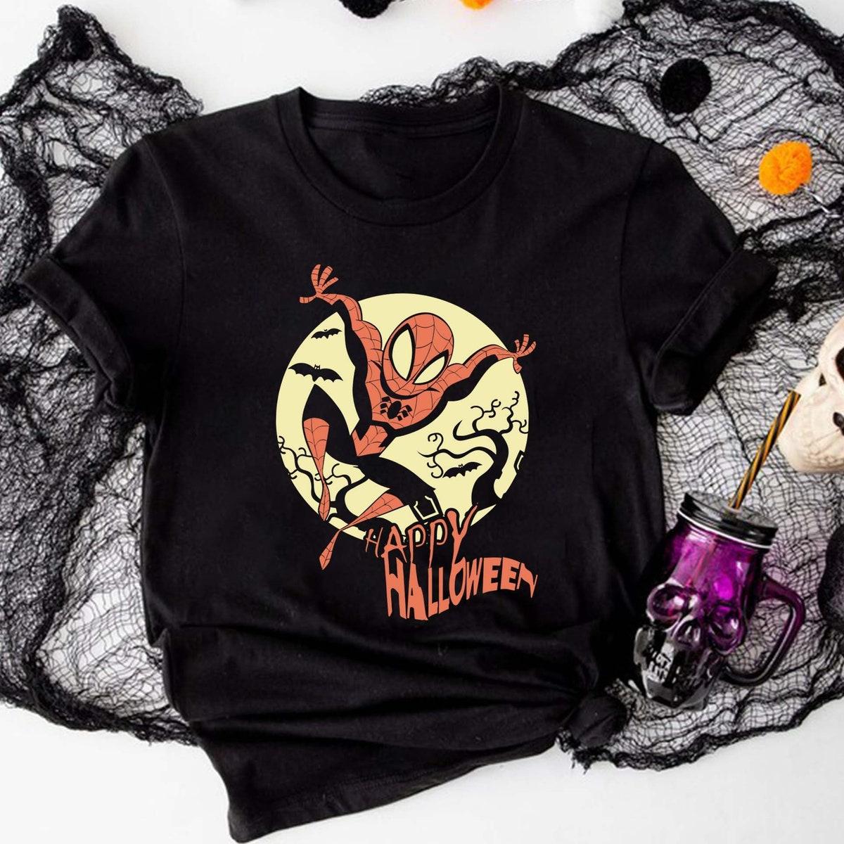 Happy Halloween Spiderman Avengers Shirt 1