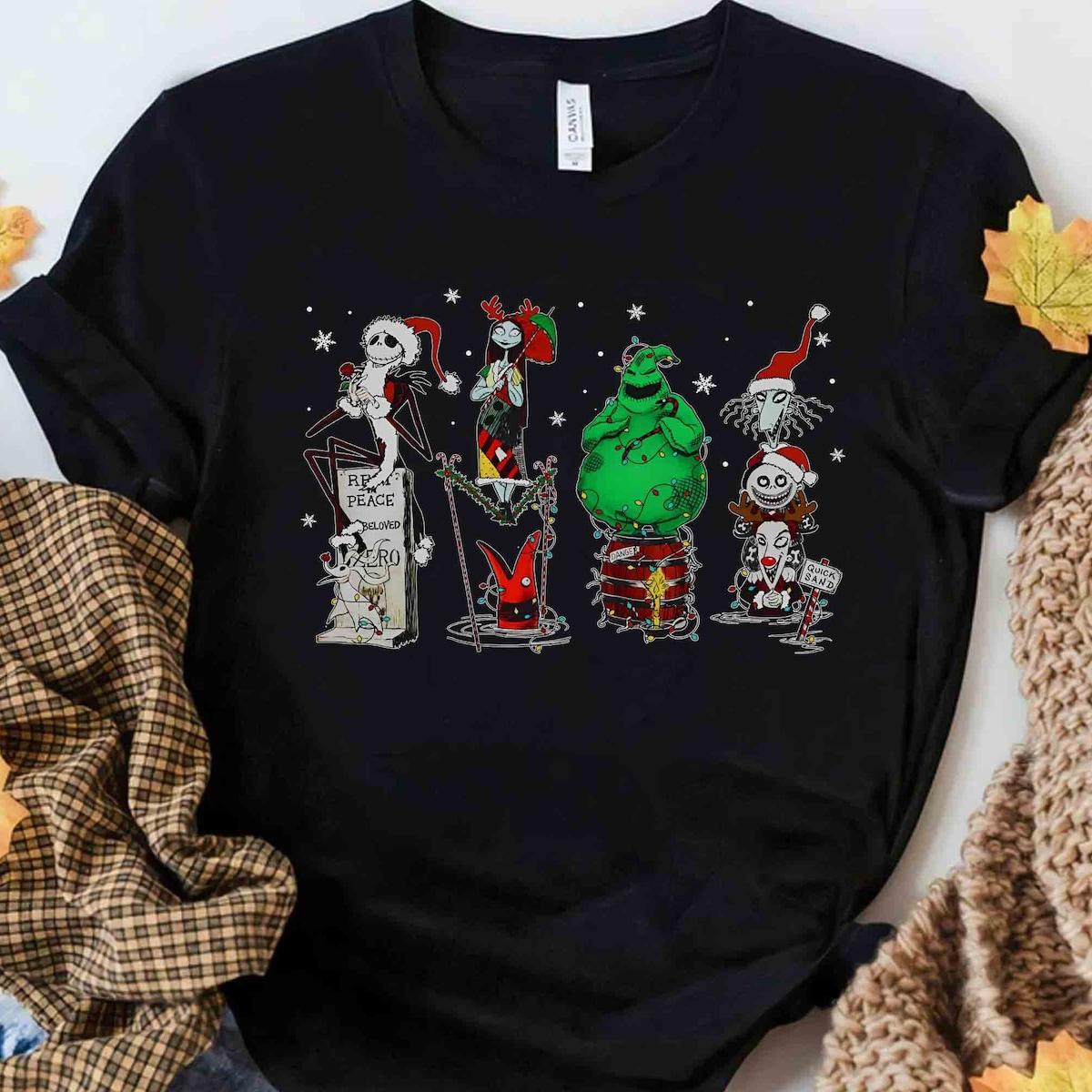 Haunted Mansion The Nightmare Before Christmas Hoodie Shirt 3