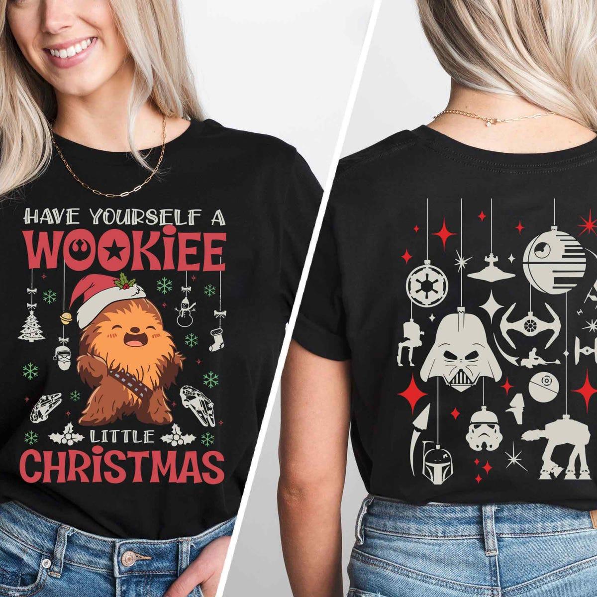 Have Yourself A Wookiee Little Christmas Star Wars X mas Shirt 1