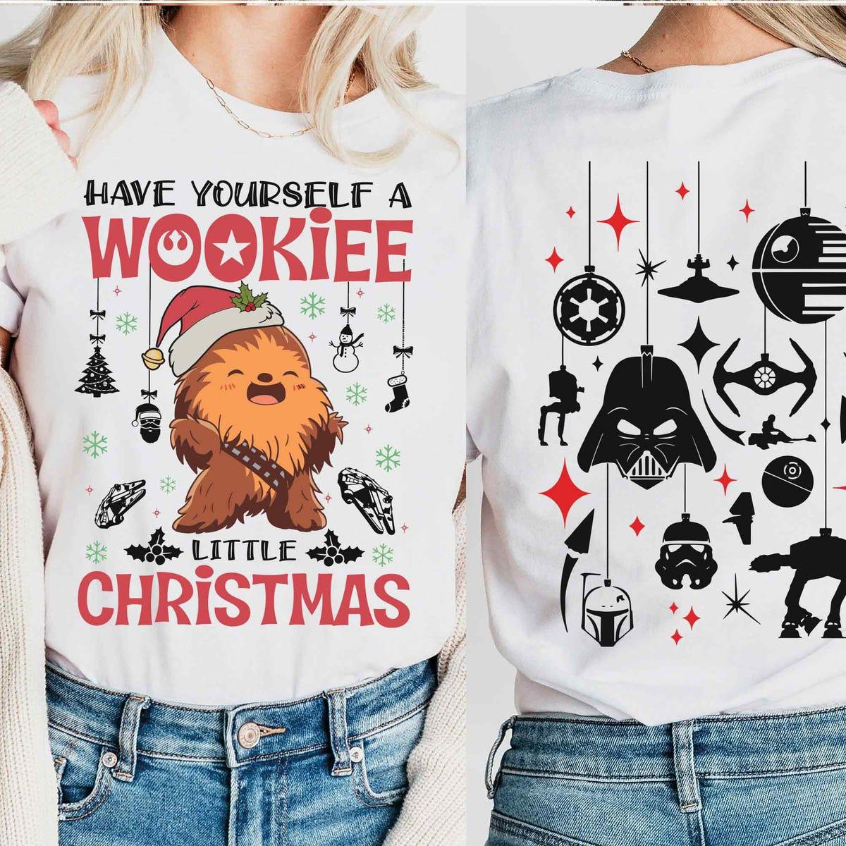 Have Yourself A Wookiee Little Christmas Star Wars X mas Shirt 2