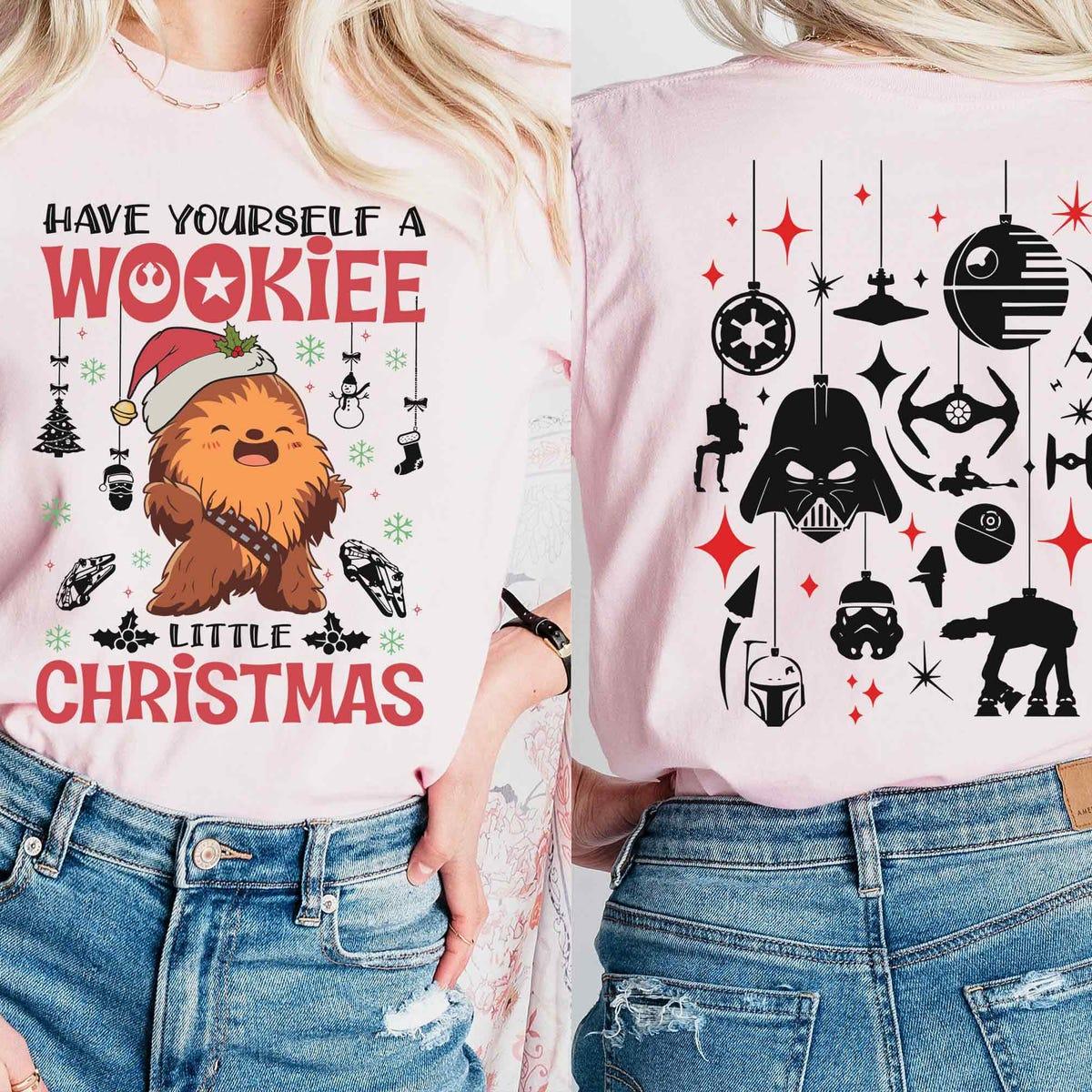 Have Yourself A Wookiee Little Christmas Star Wars X mas Shirt 3