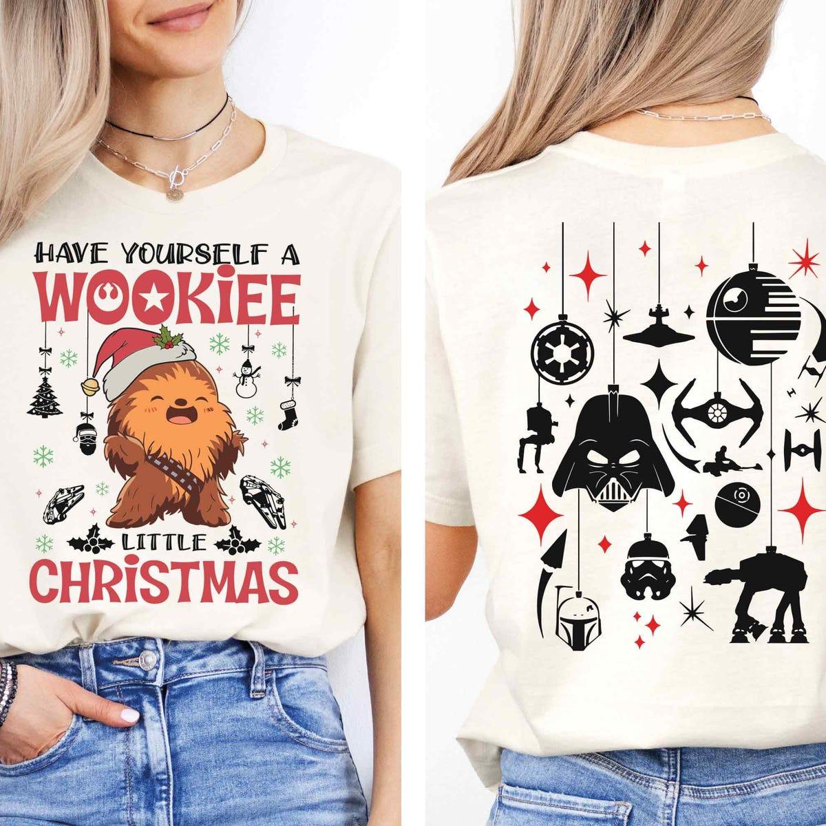 Have Yourself A Wookiee Little Christmas Star Wars X mas Shirt 4