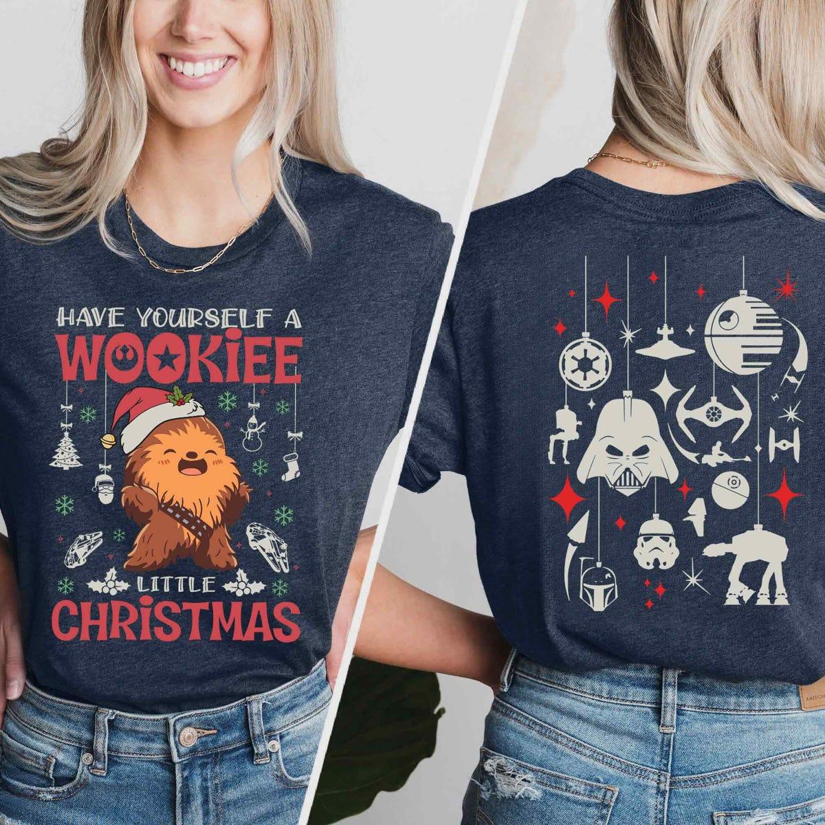 Have Yourself A Wookiee Little Christmas Star Wars X mas Shirt 5