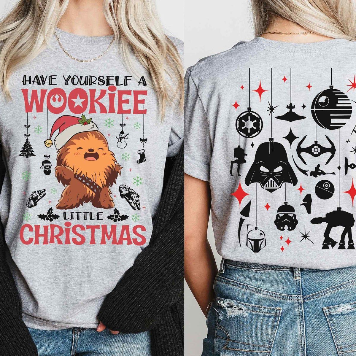 Have Yourself A Wookiee Little Christmas Star Wars X mas Shirt 6