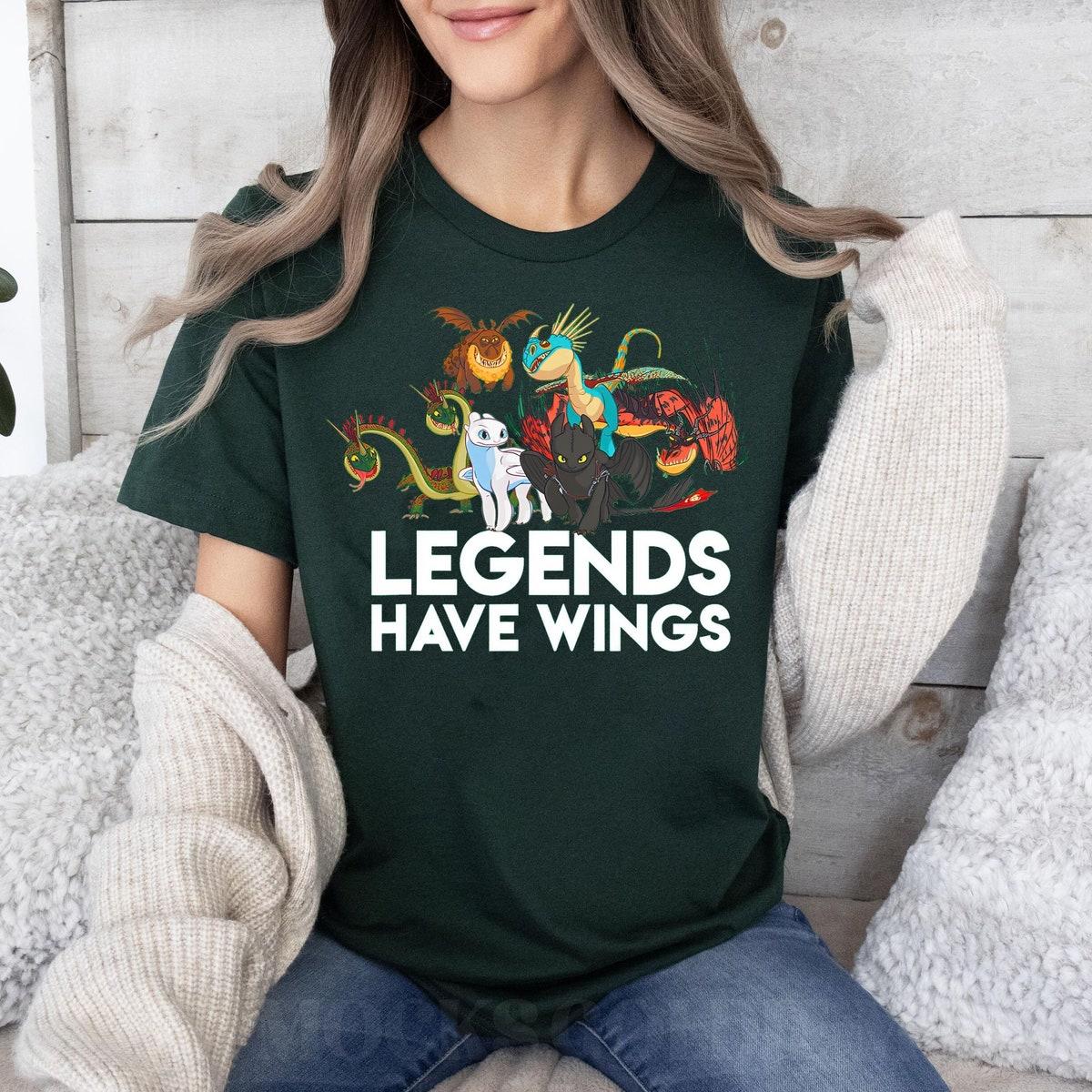 Hidden World Legends Have Wings Shirt How To Train Your Dragons 3 Tee 1