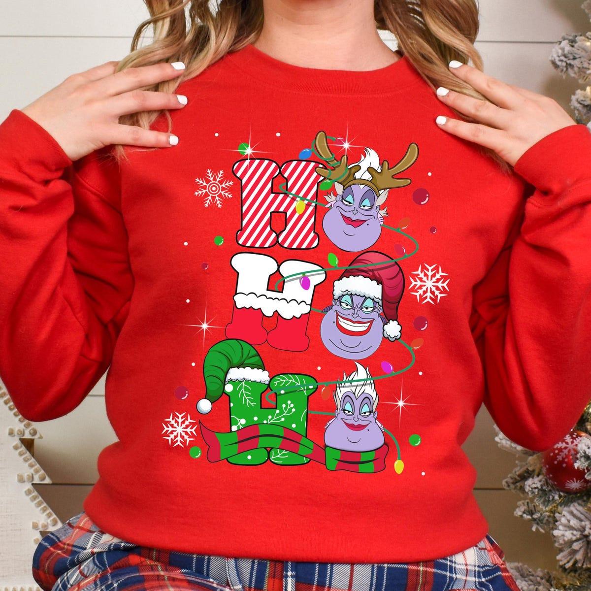 Ho Ho Ho Disney Villains Christmas Shirt 5