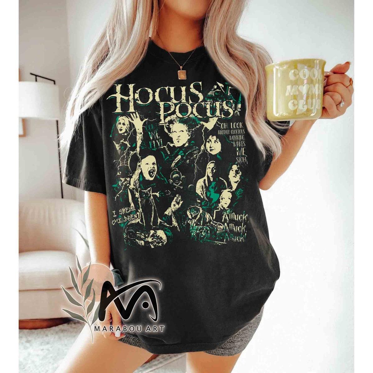 Hocus Pocus Binx Black Cat Billy Butcherson Sanderson Sisters Shirt 2