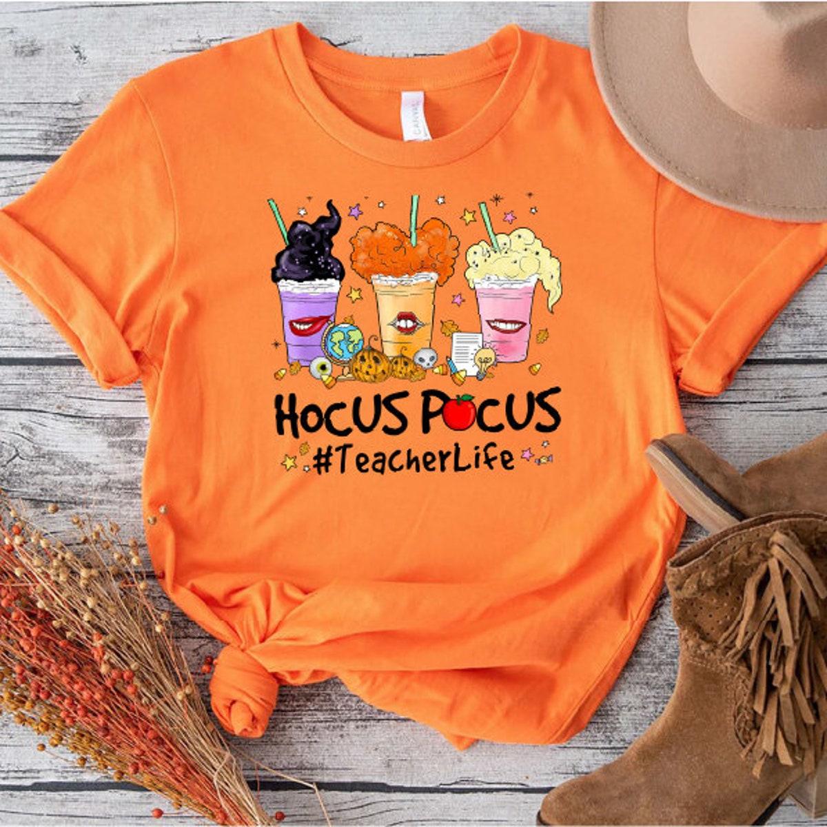 Hocus Pocus Teacher Life Shirt Halloween Vibe Shirt 2