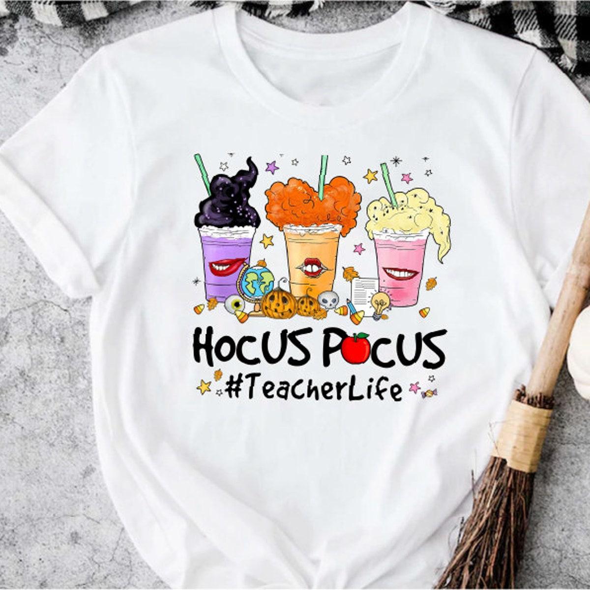 Hocus Pocus Teacher Life Shirt Halloween Vibe Shirt 5