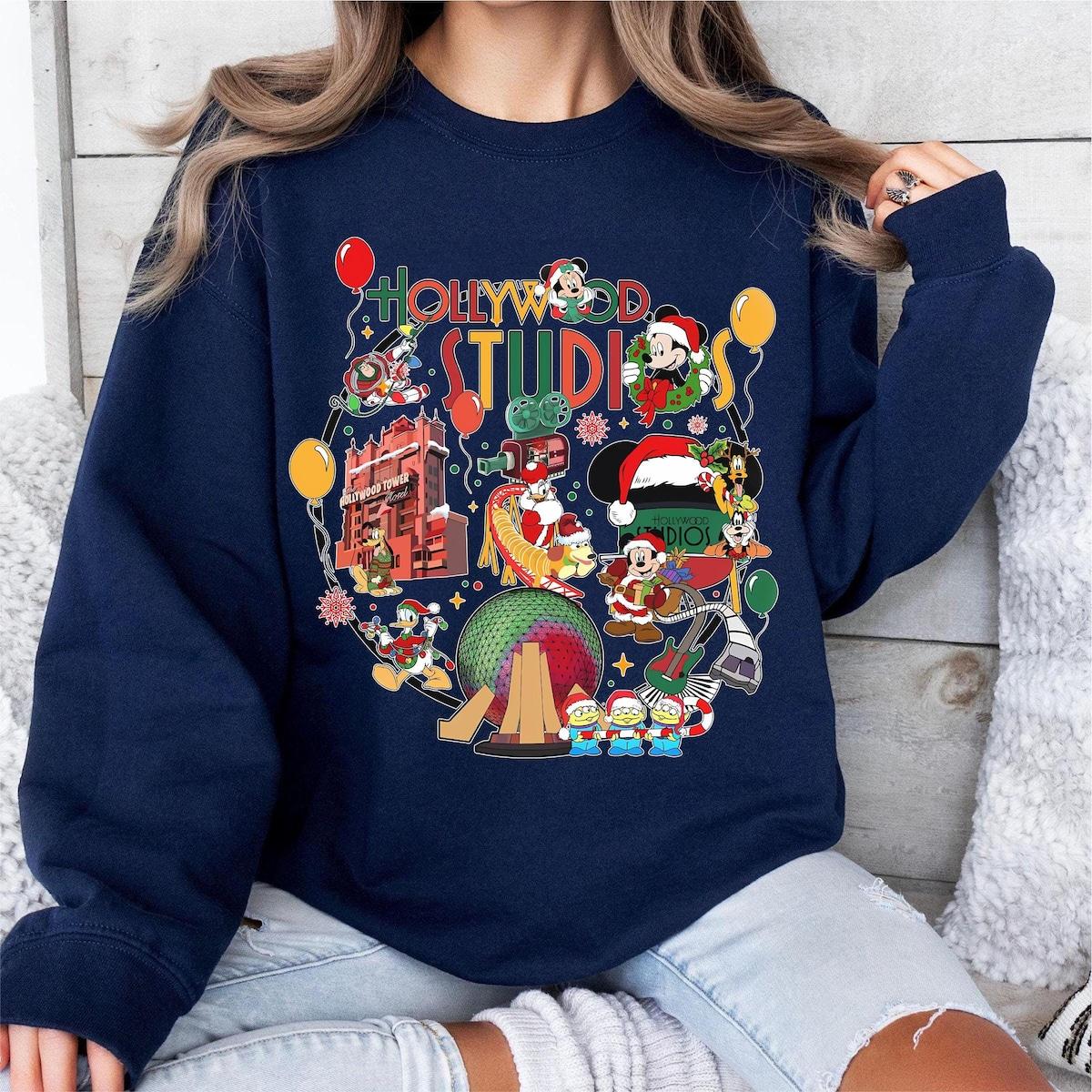 Hollywood Studios Christmas Walt Disney World Shirt 1