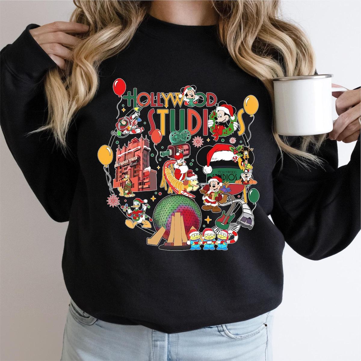 Hollywood Studios Christmas Walt Disney World Shirt 4