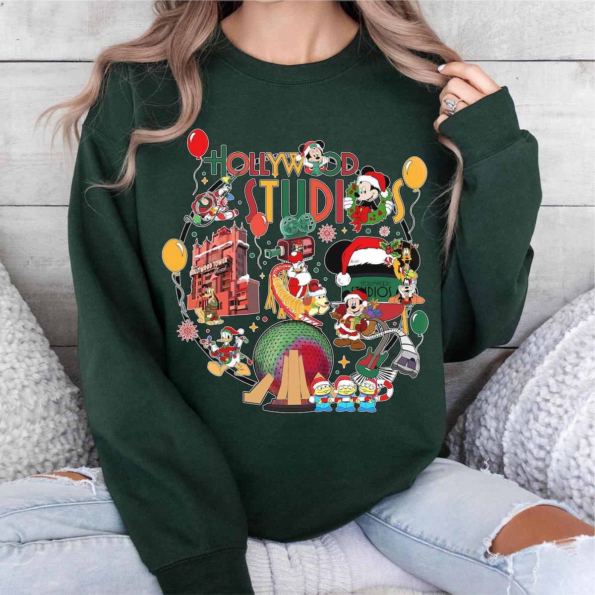 Hollywood Studios Christmas Walt Disney World Shirt 6