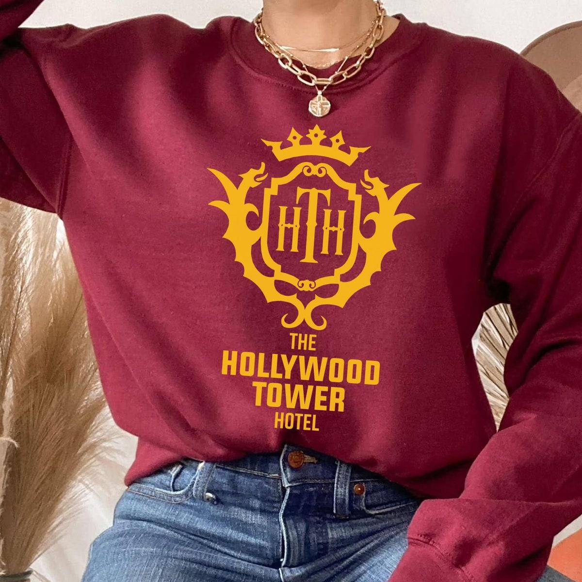 Hollywood Tower Hotel Disney Autumn Fall Season Shirt 2