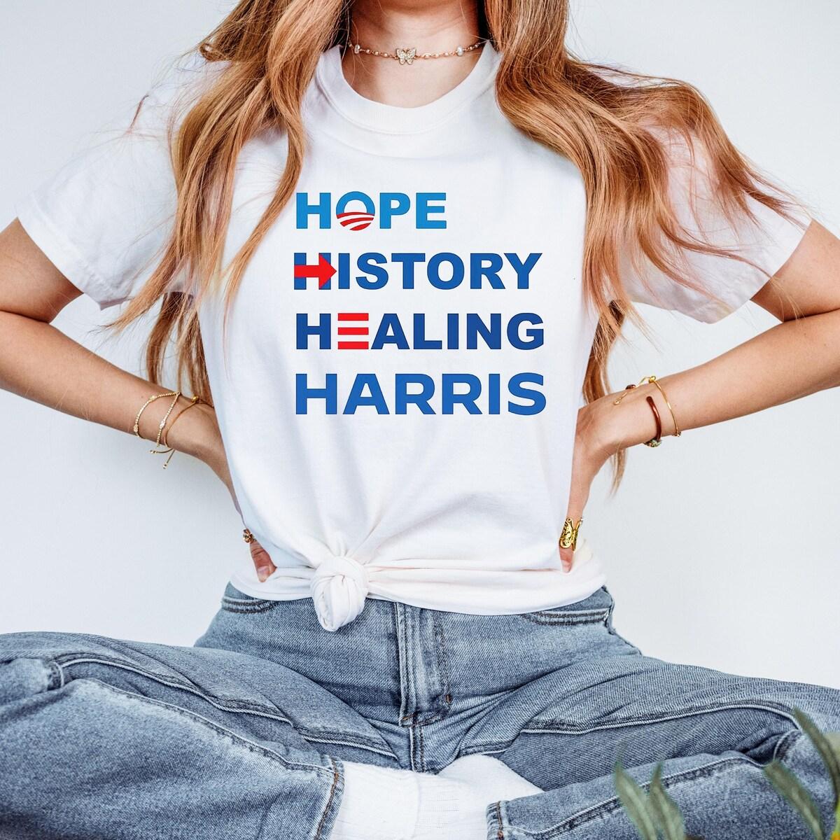 Hope History Healing Harris Kamala Harris Shirt 2