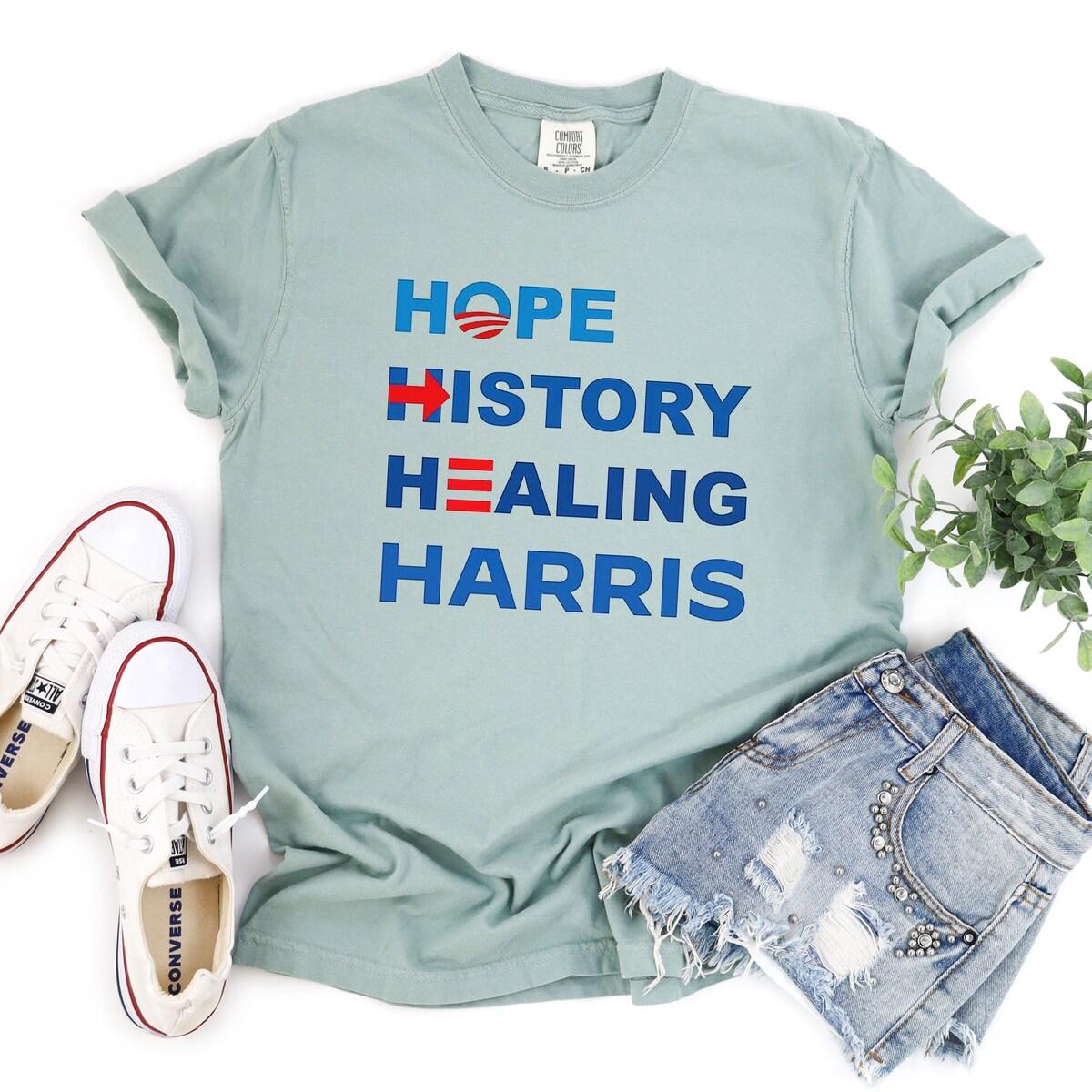 Hope History Healing Harris Kamala Harris Shirt 3