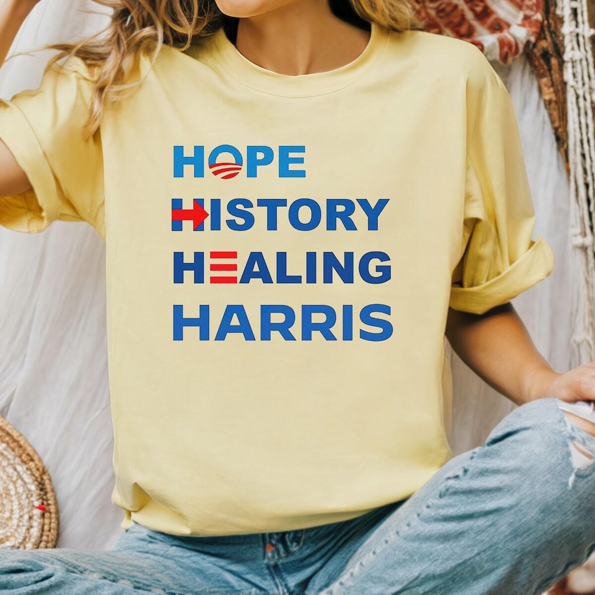 Hope History Healing Harris Kamala Harris Shirt 4