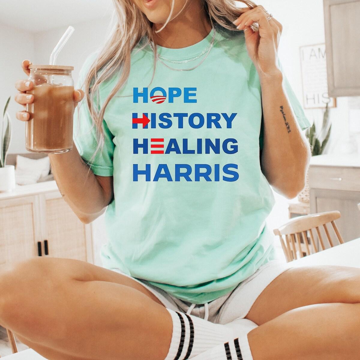 Hope History Healing Harris Kamala Harris Shirt 5