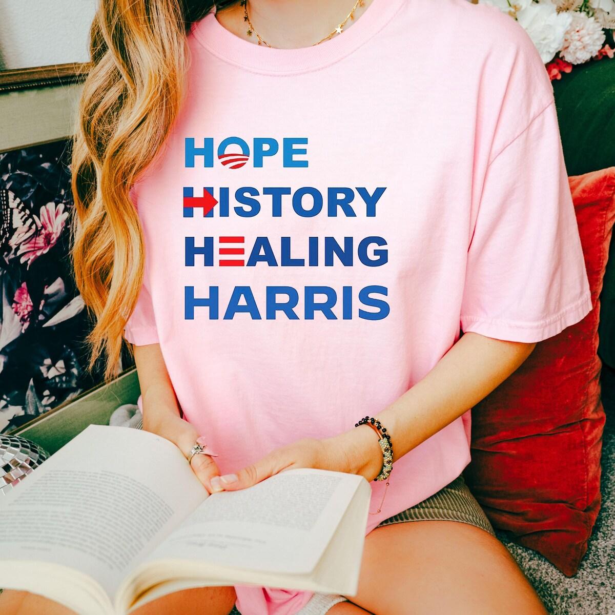 Hope History Healing Harris Kamala Harris Shirt 6