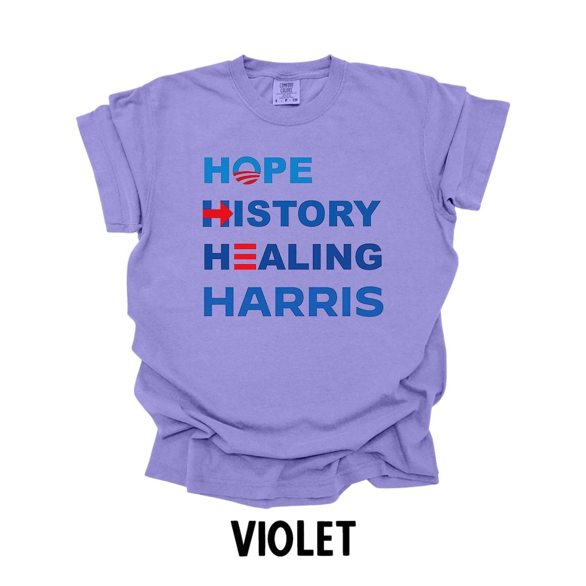 Hope History Healing Harris Kamala Harris Shirt 9