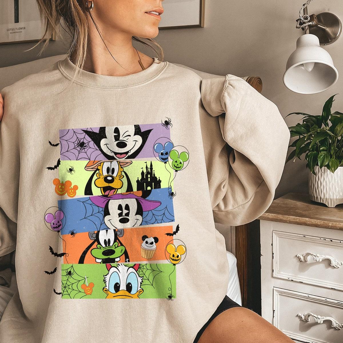 Horror Movie Disney Characters Halloween Shirt 1