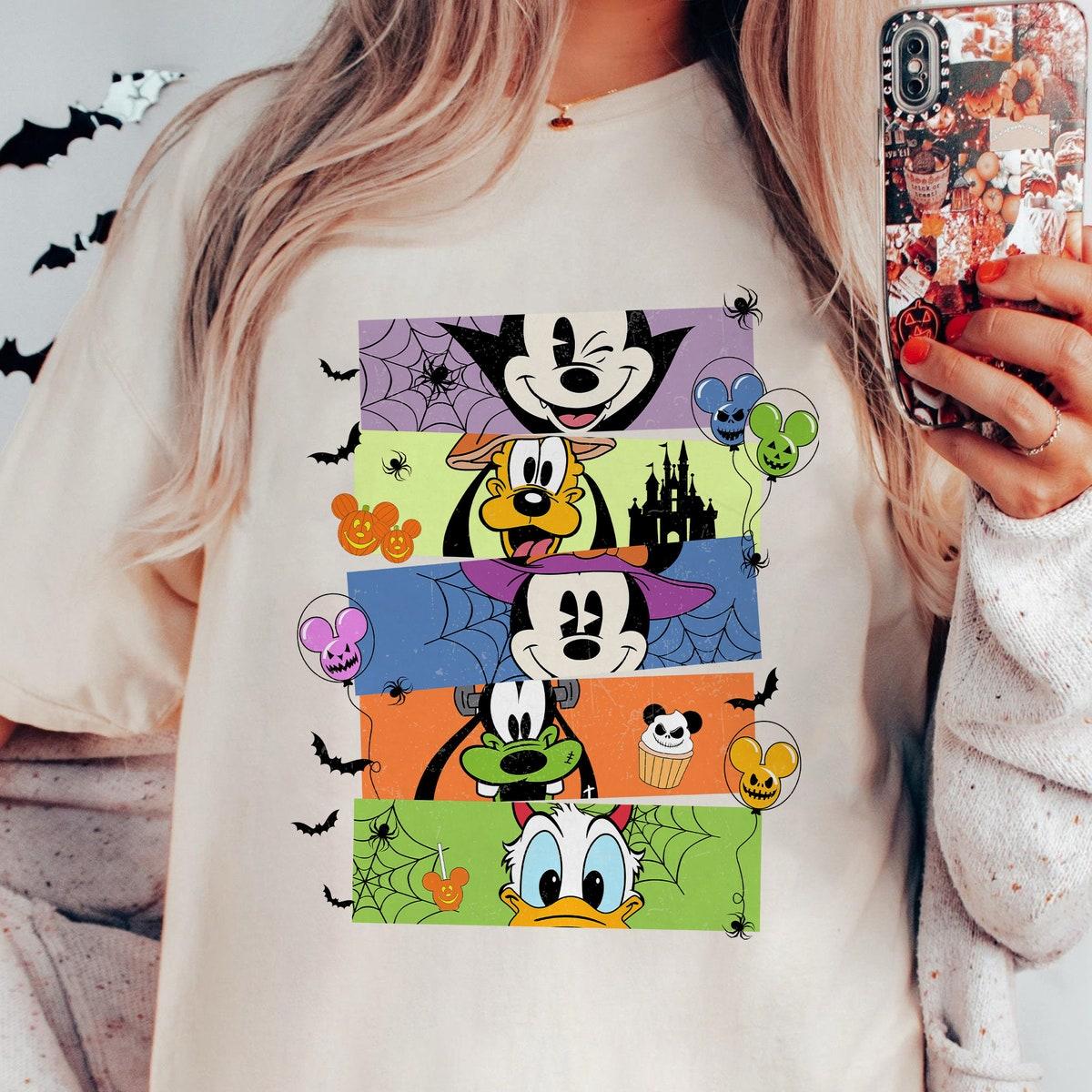 Horror Movie Disney Characters Halloween Shirt 3