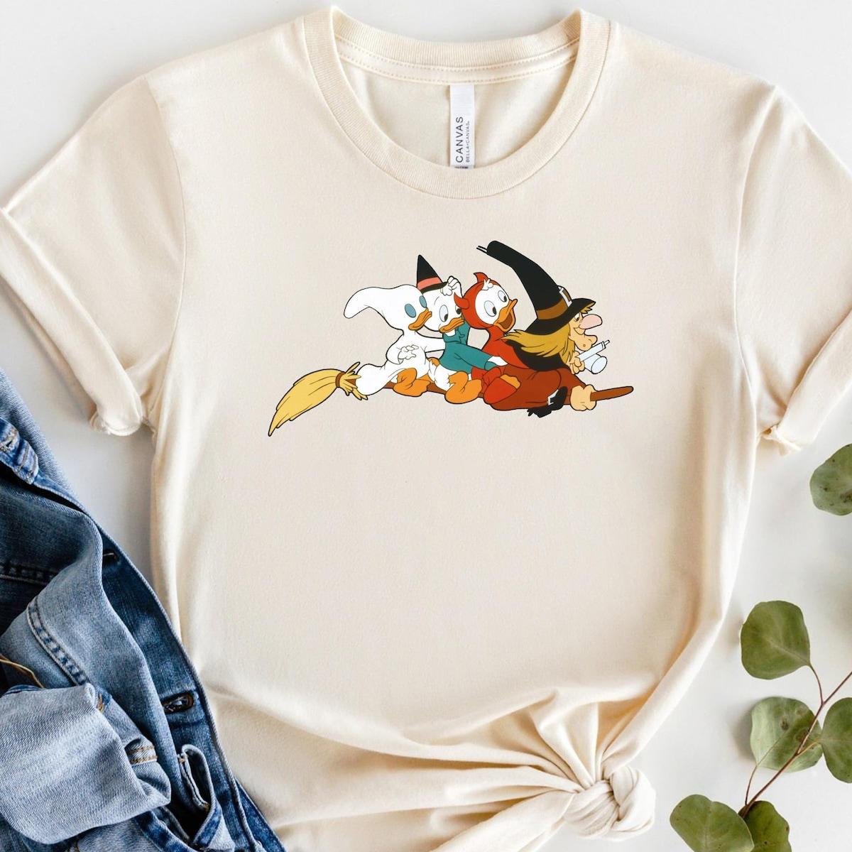 Huey Dewey And Louie Donald Duck's Nephews Halloween Ducks Shirt 2