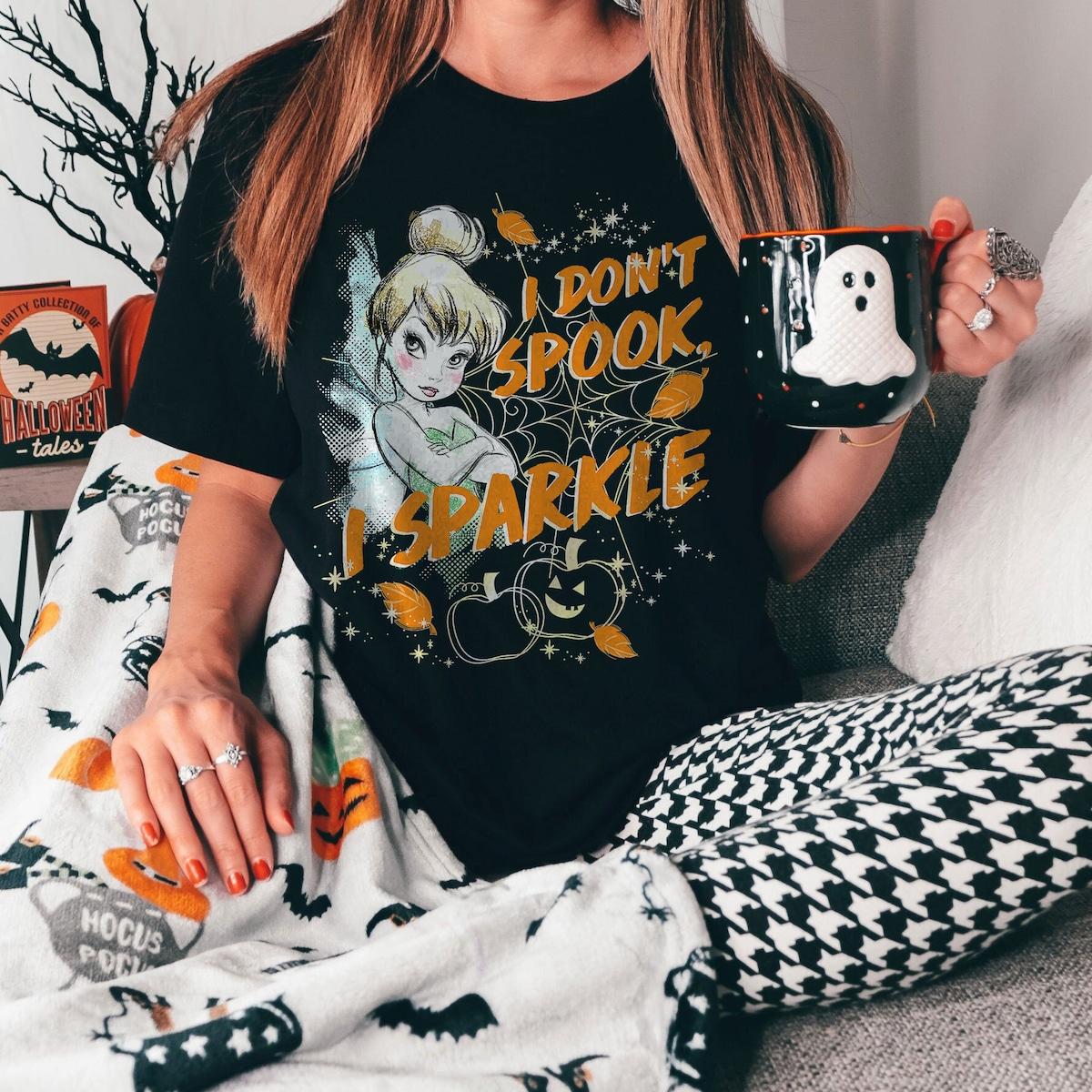 I Don't Spook I Sparkle Tinkerbell Halloween Sparkle Shirt 1