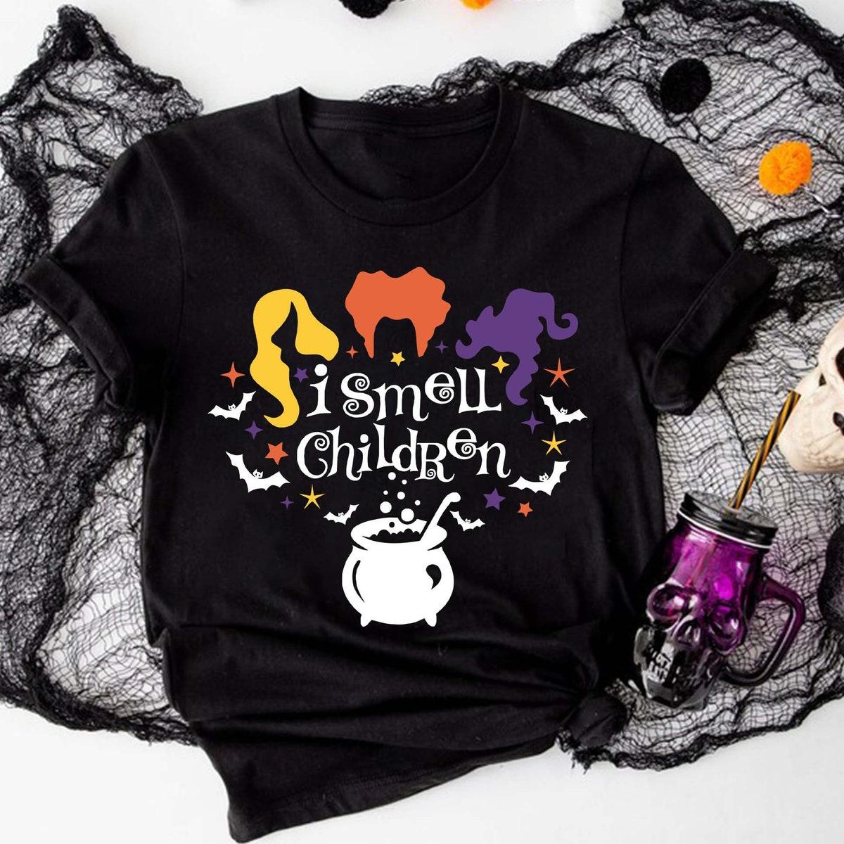 I Smell Children Sanderson Sisters Halloween Witch Shirt 1