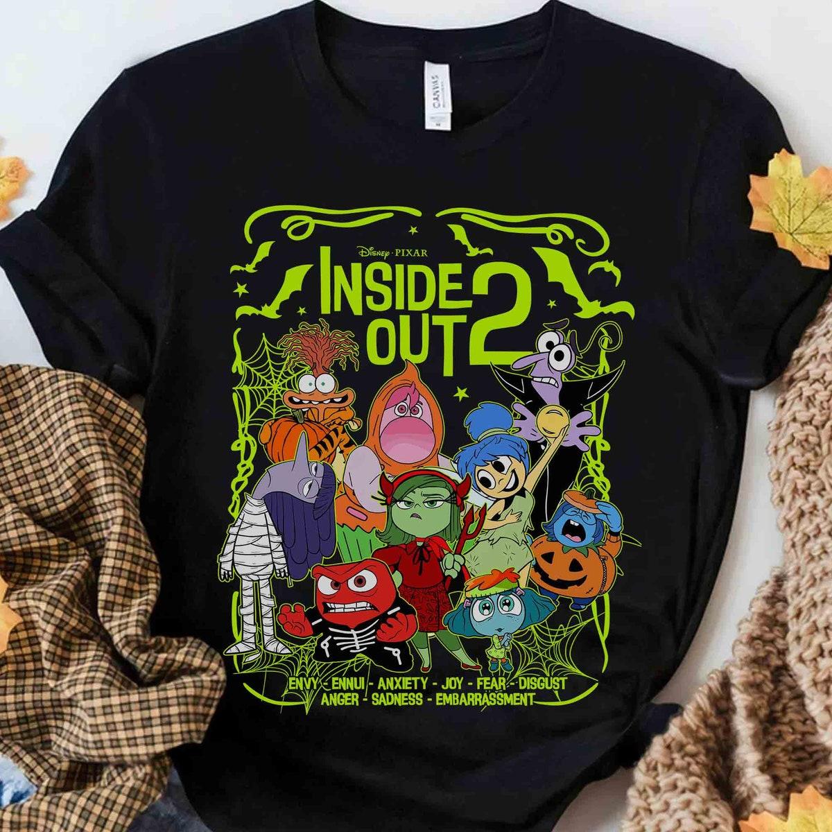 Inside Out 2 Characters Halloween Costume Shirt 2