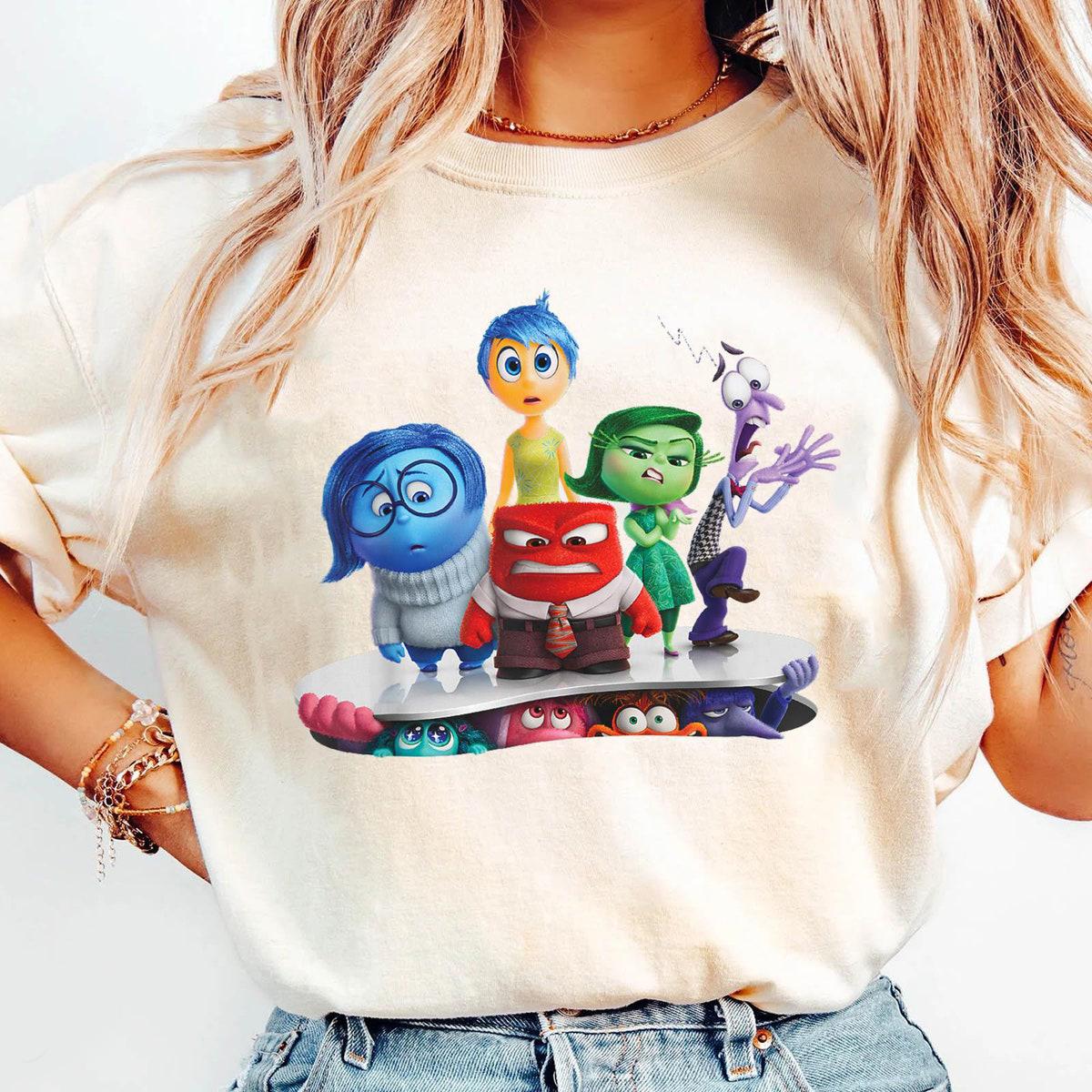 Inside Out 2 Emotional Group Movie Poster Shirt 1