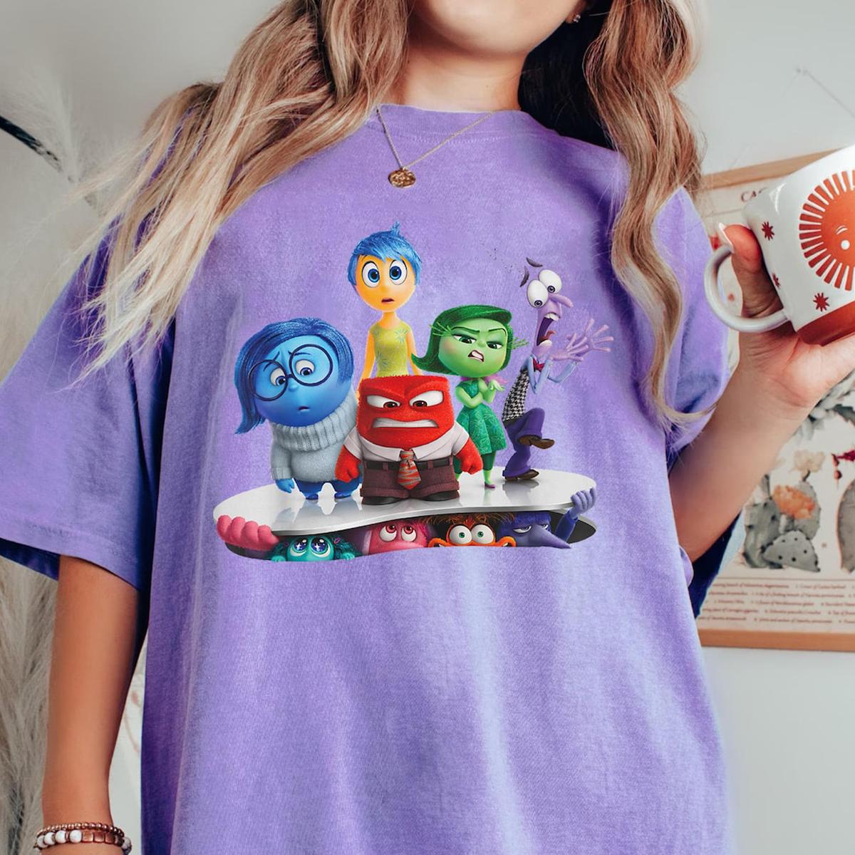 Inside Out 2 Emotional Group Movie Poster Shirt 3