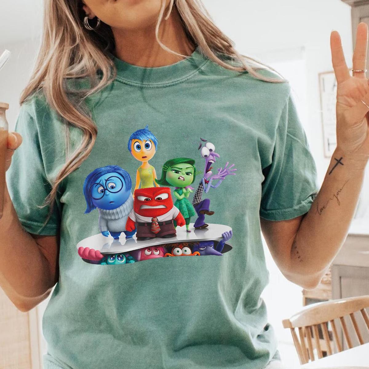 Inside Out 2 Emotional Group Movie Poster Shirt 5