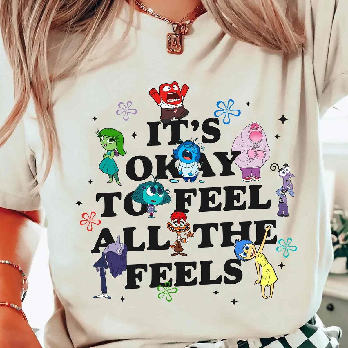 Inside Out 2 It's Okay To Feel All The Feels Shirt 1