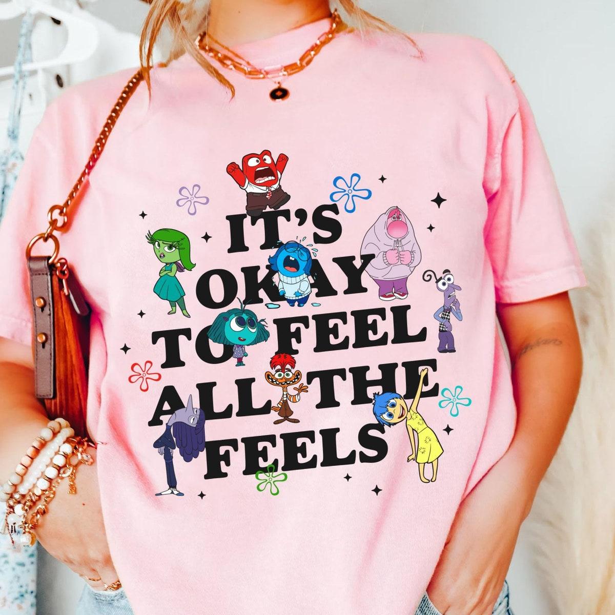 Inside Out 2 It's Okay To Feel All The Feels Shirt 2