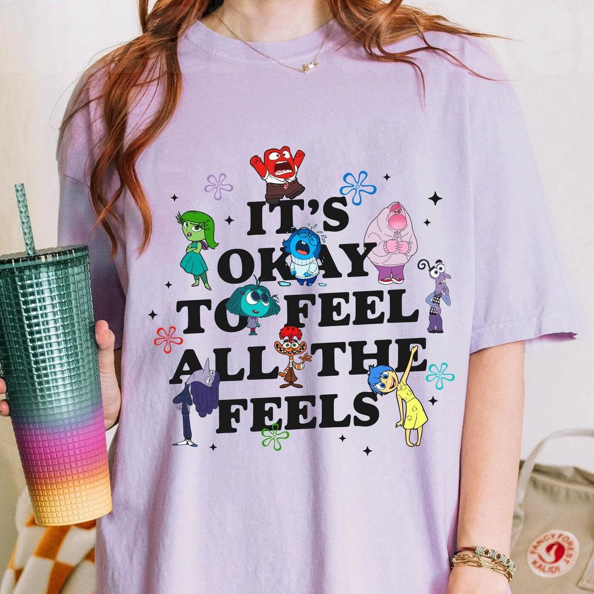 Inside Out 2 It's Okay To Feel All The Feels Shirt 4