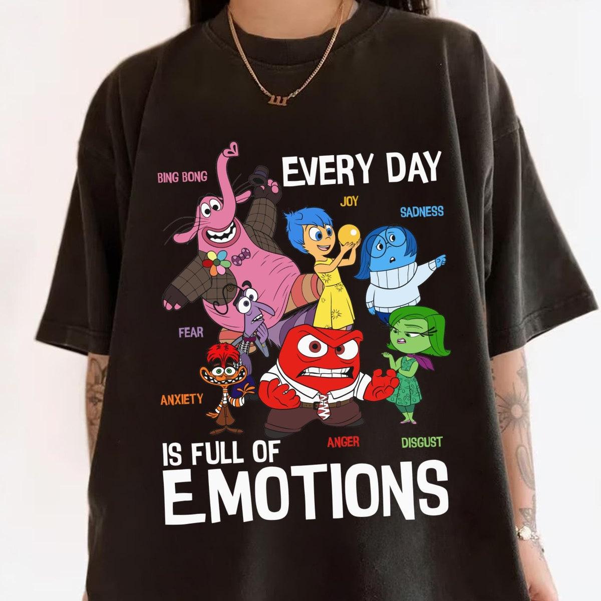 Inside Out 2 Portrait Everyday Full Of Emotions Mental Health Shirt 3