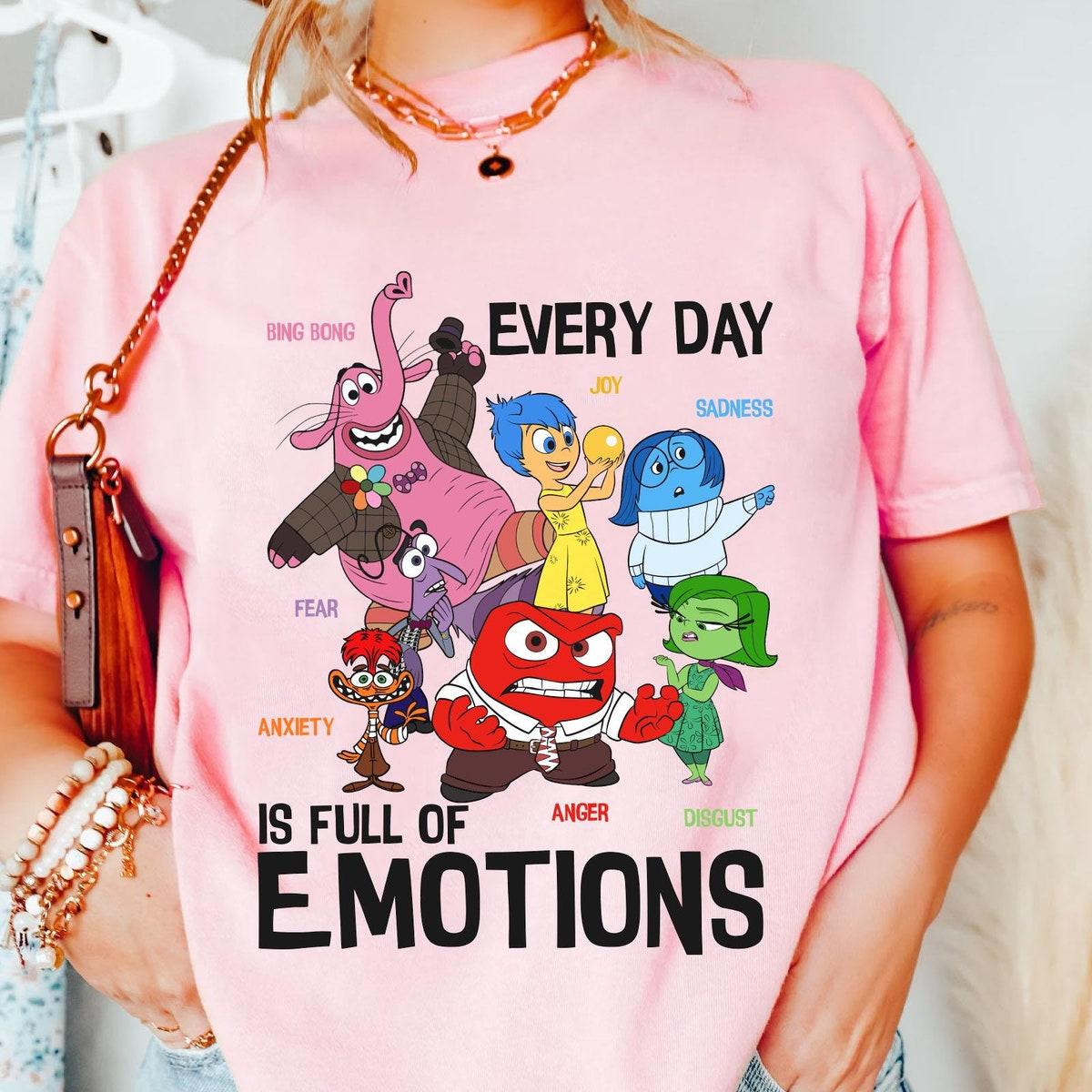 Inside Out 2 Portrait Everyday Full Of Emotions Mental Health Shirt 4