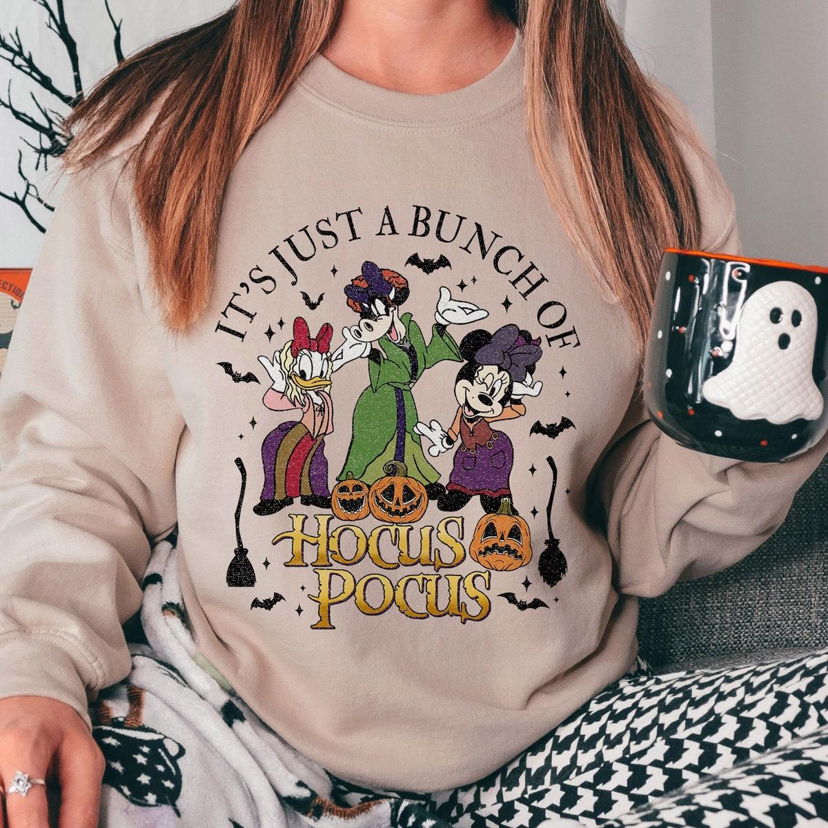 It's Just A Bunch Of Hocus Pocus Mickey And Friends Halloween Shirt 2