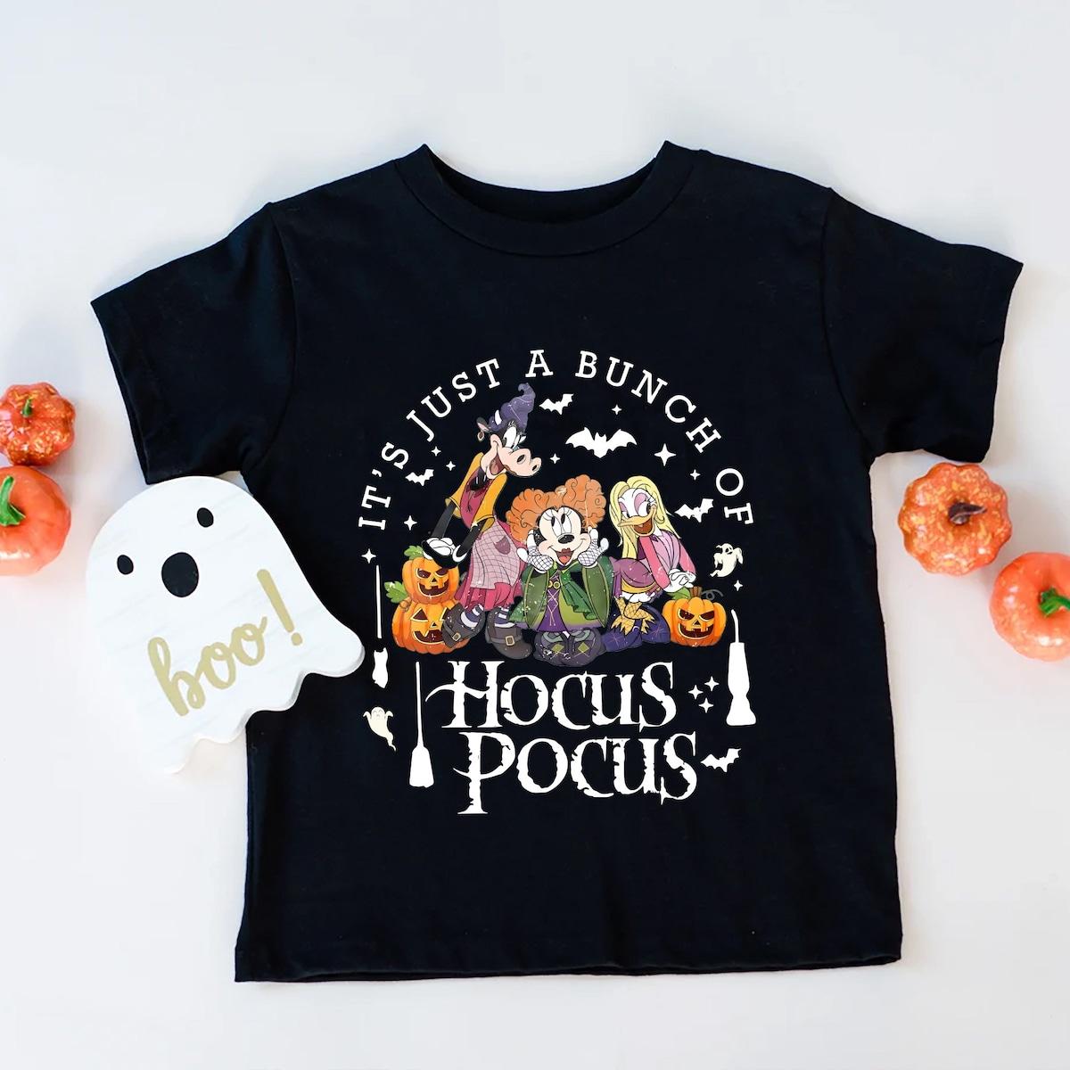 It's Just A Bunch Of Hocus Pocus Mickey And Friends Halloween Shirt 3